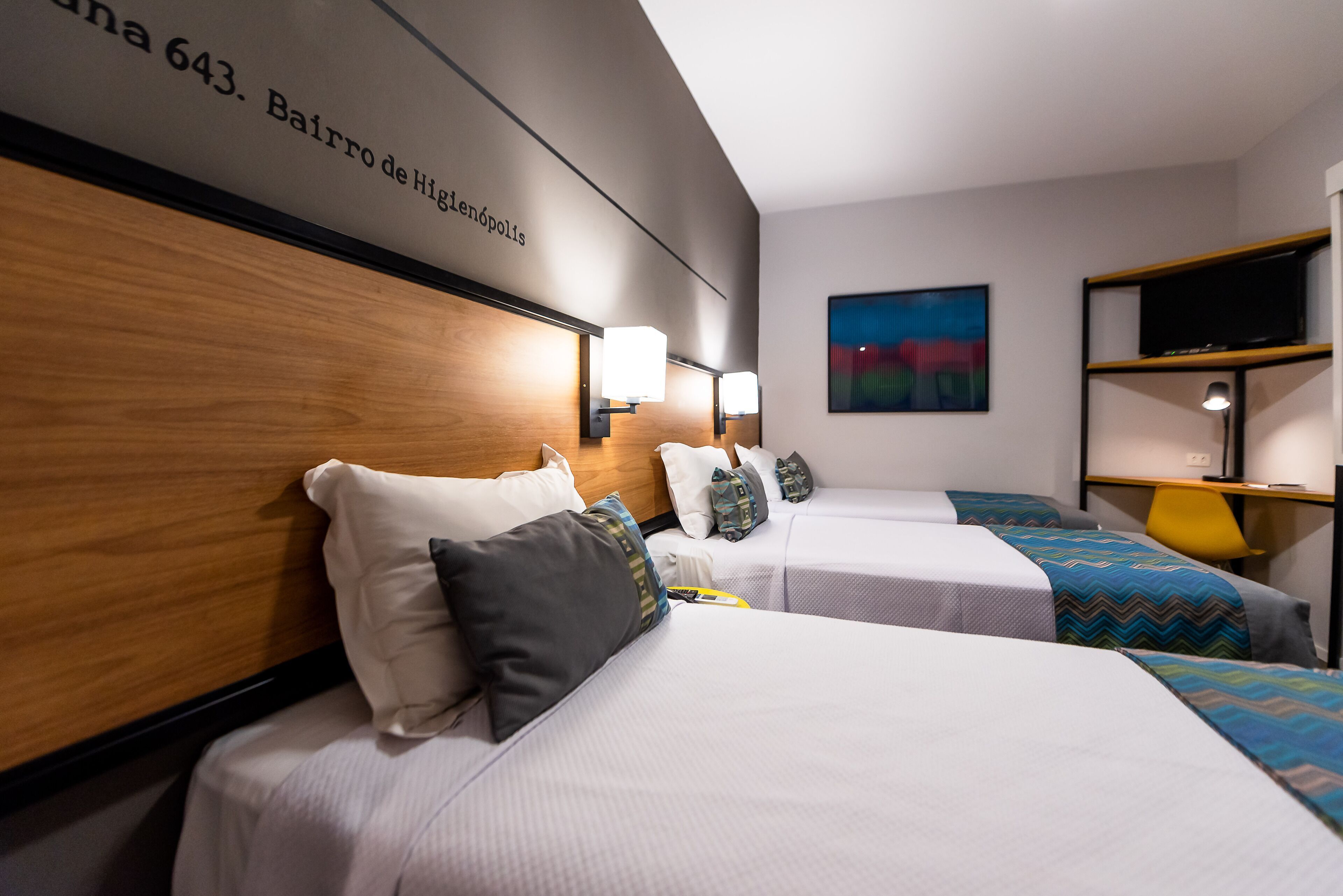 Minibar, desk, blackout drapes, free WiFi