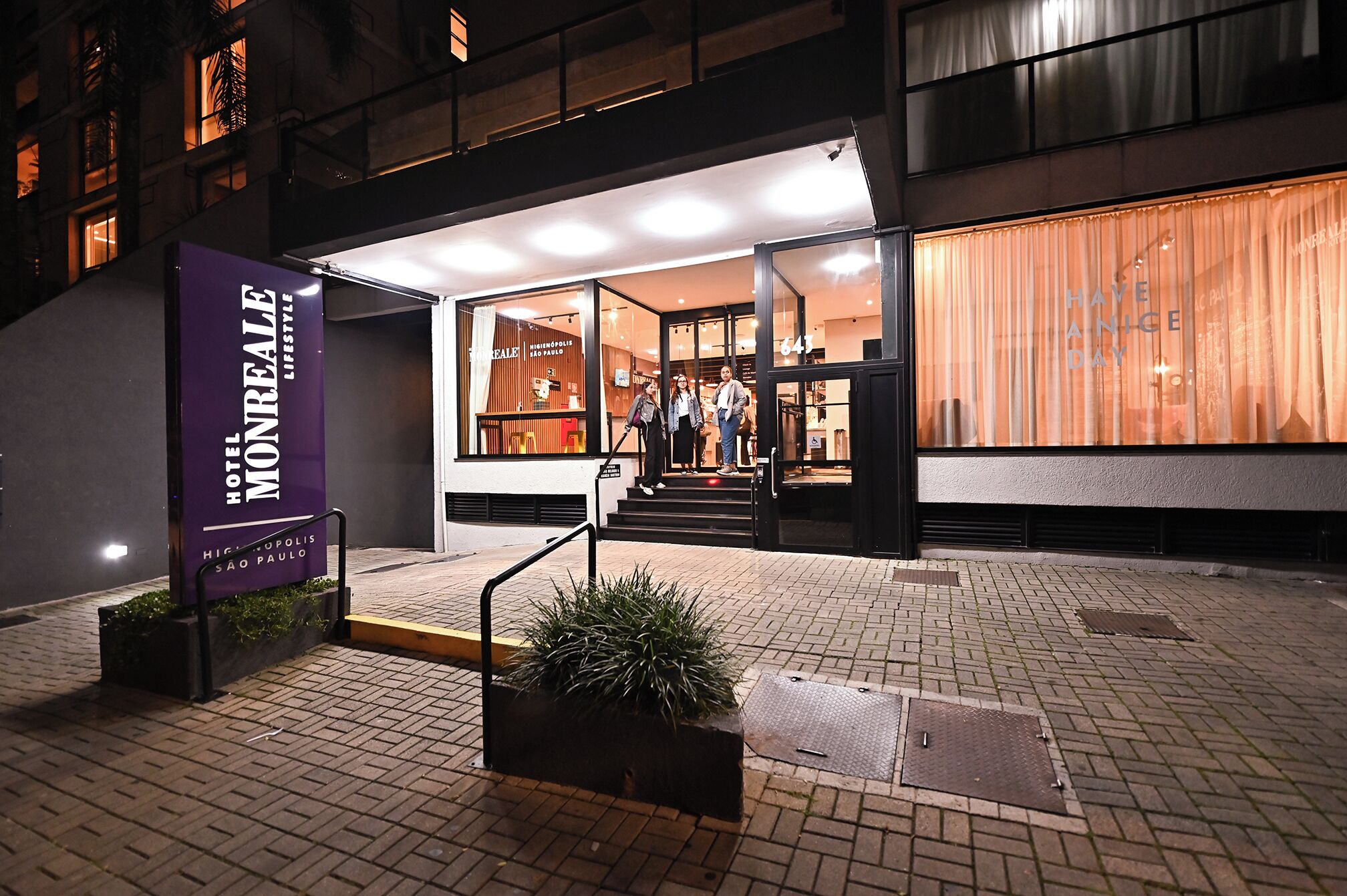 front of property – evening/night