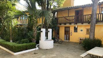 Regadera, secadora de cabello, toallas