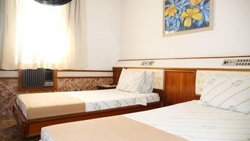 Individually decorated, individually furnished, desk, laptop workspace