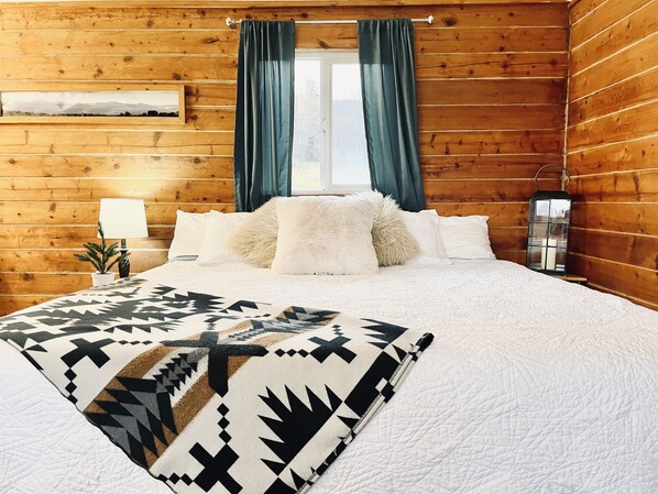 Ferienhütte, eigenes Bad, Meerblick (Private Studio) | 1 Schlafzimmer