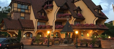 Front of property – evening/night