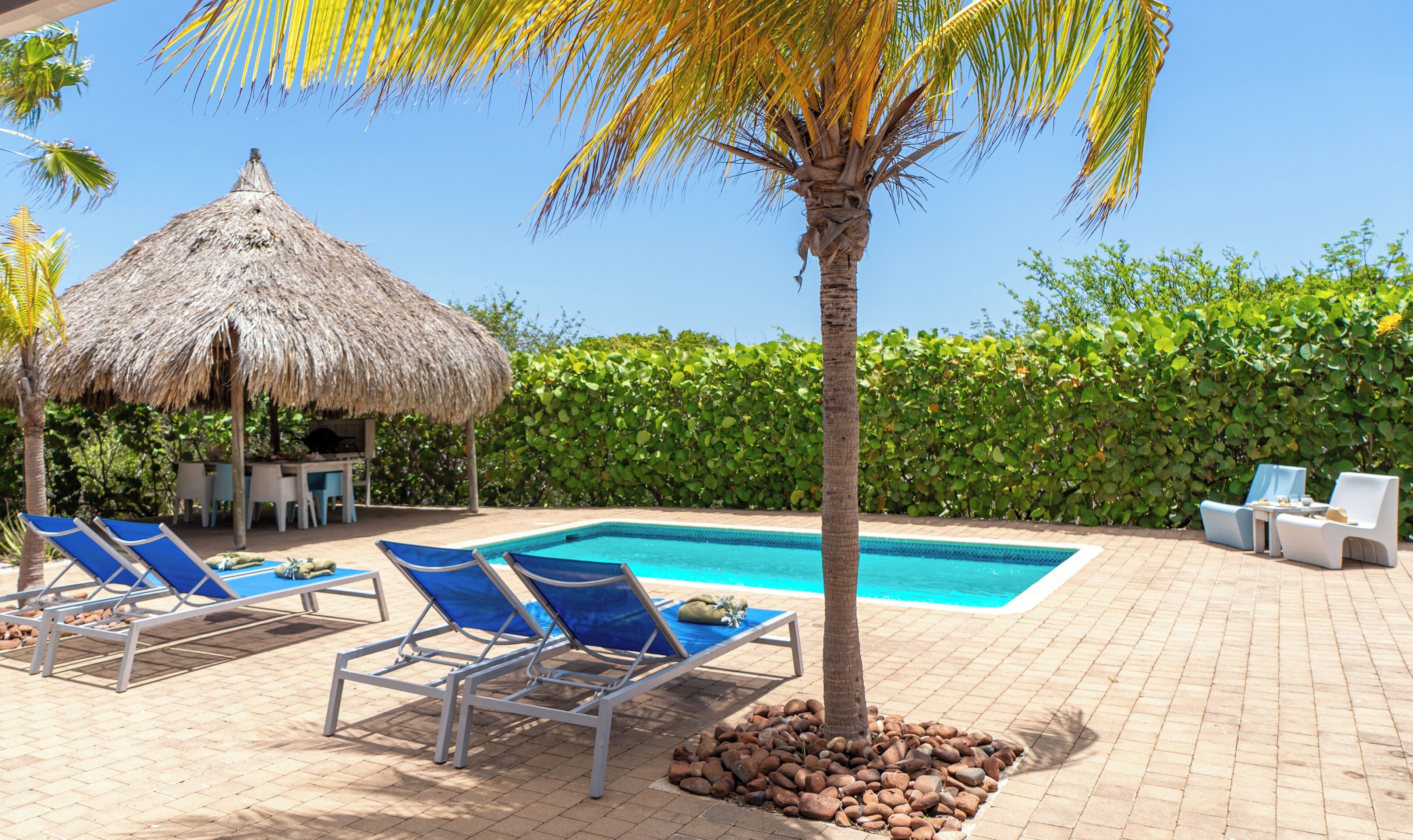 Villa, privézwembad, uitzicht op tuin (3 Bedrooms) | Een kluis op de kamer, individueel gedecoreerd, individueel gemeubileerd