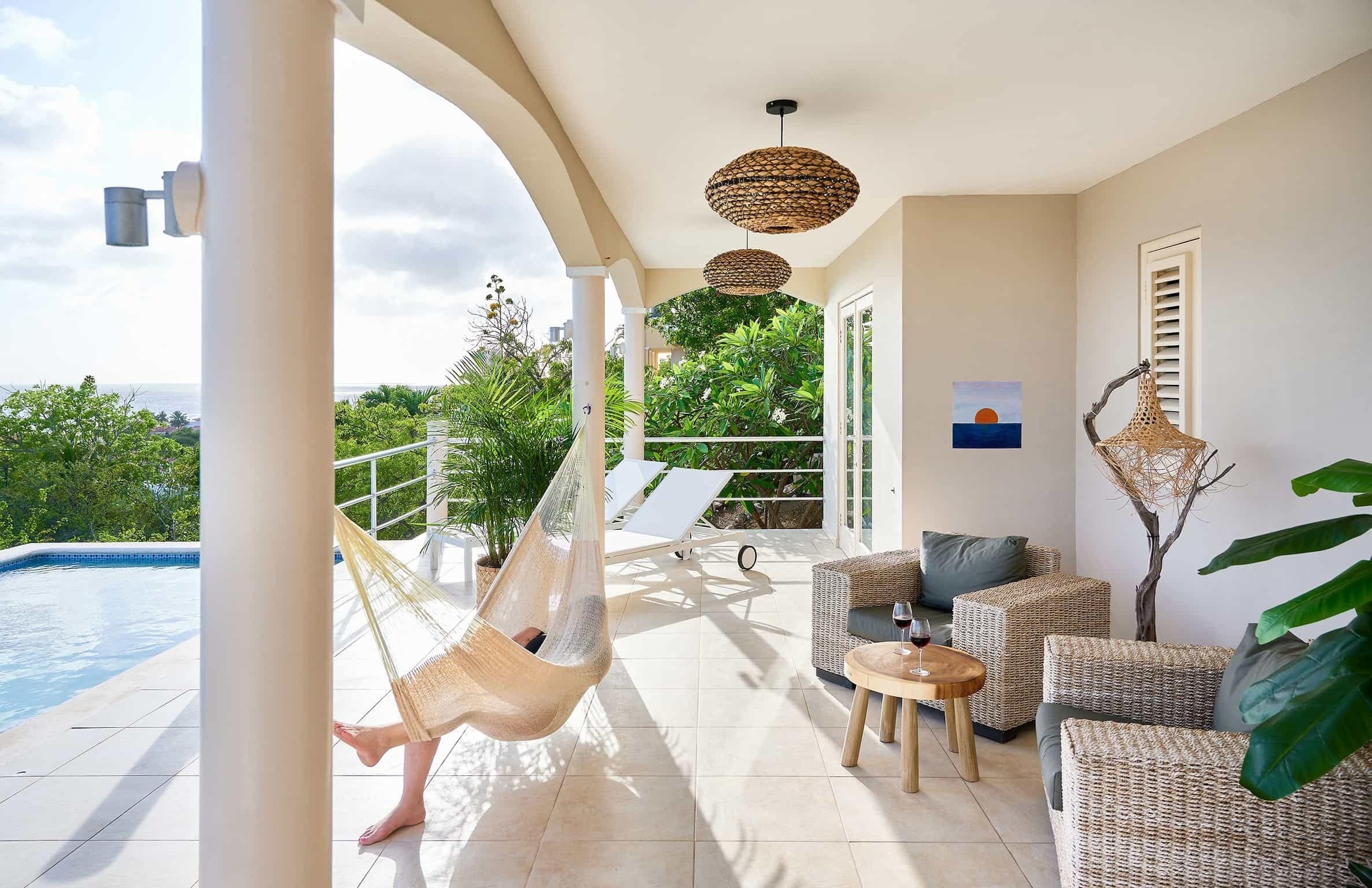 Villa Deluxe - 4 sovrum - privat pool - havsutsikt | Terrass/Patio