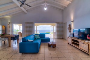Villa, Private Pool, Sea View (3 Bedrooms) | In-room safe, individually decorated, individually furnished, desk - Coral Estate Rentals (St. Marie)