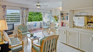 Apartment, 1 Schlafzimmer, Gartenblick | Wohnzimmer