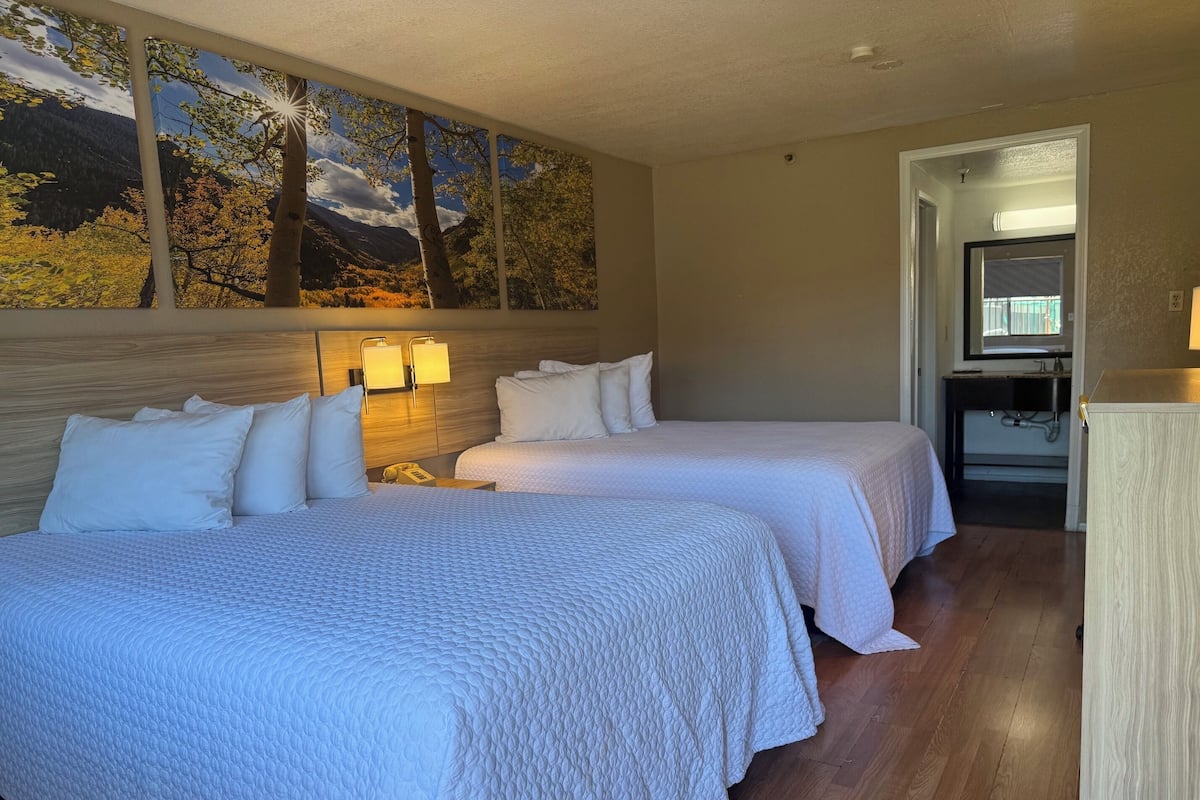 Desk, iron/ironing board, free WiFi, bed sheets