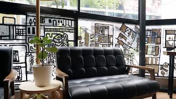 Sala de estar en el lobby