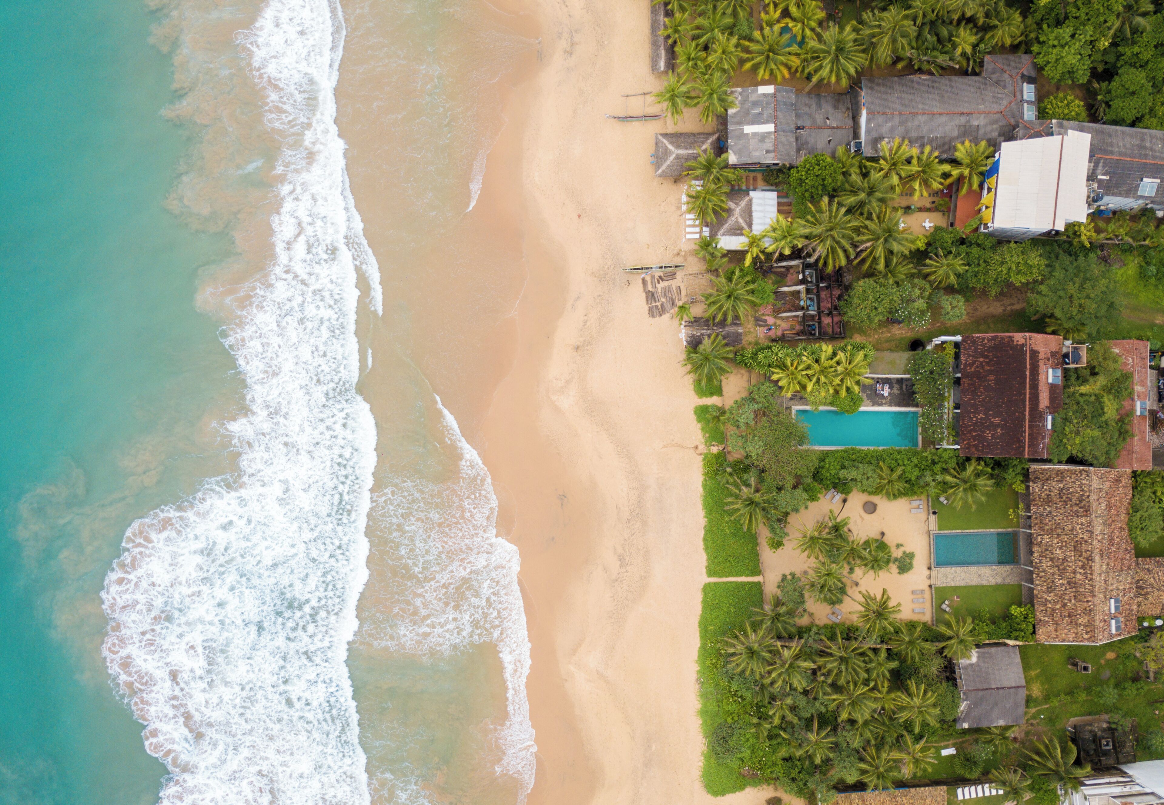 Vue sur la plage/l’océan