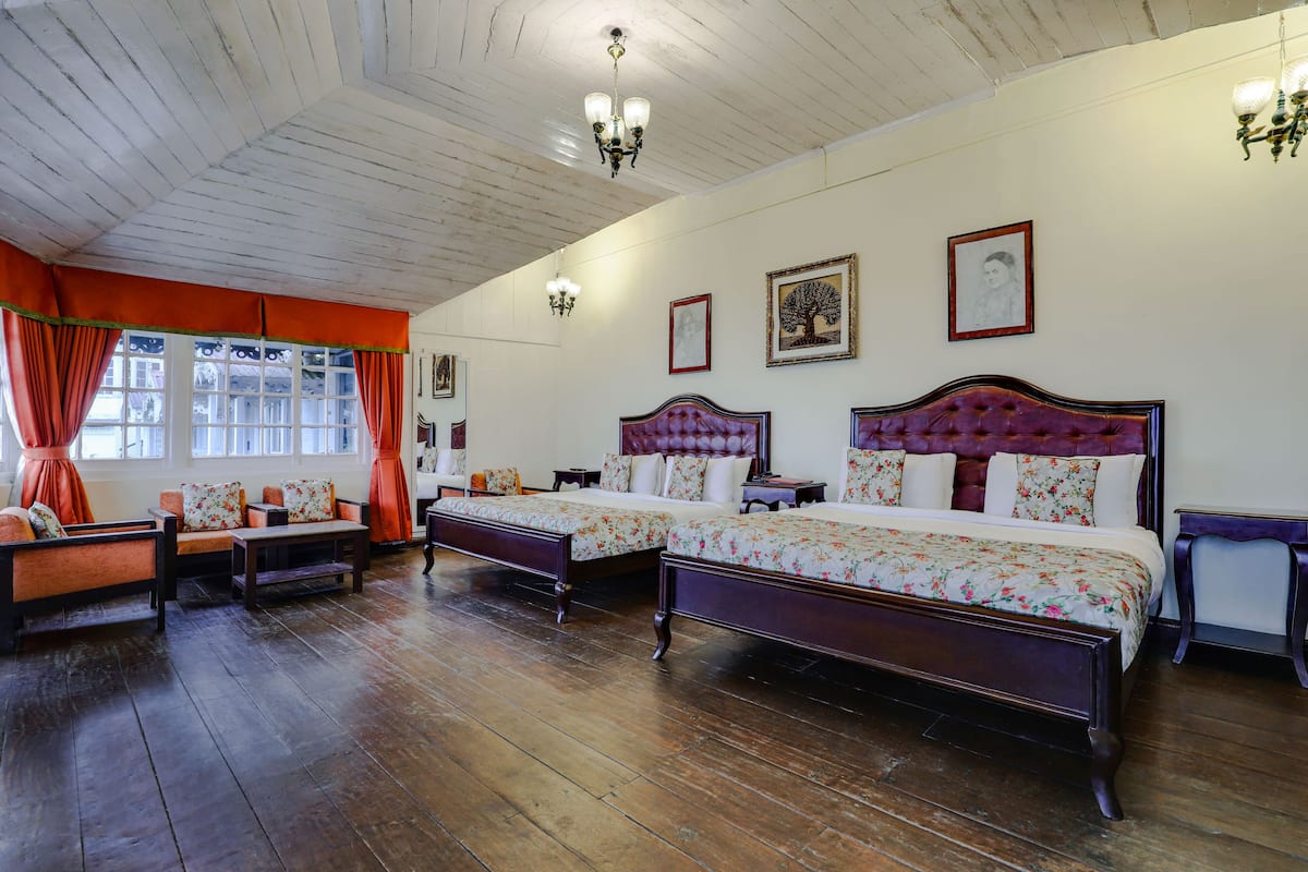 1 habitación y ropa de cama de alta calidad