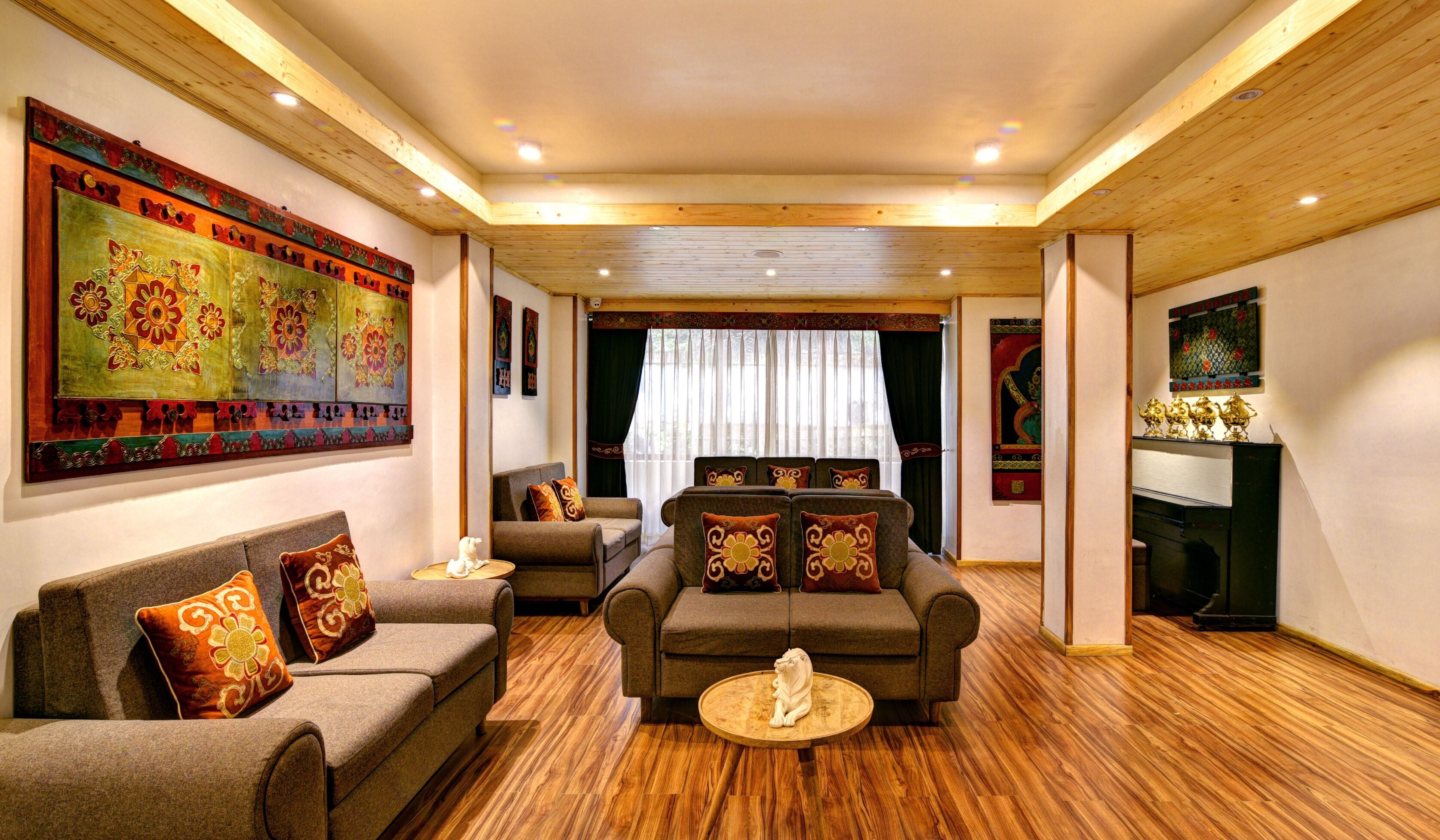 Sitteområde i lobbyen