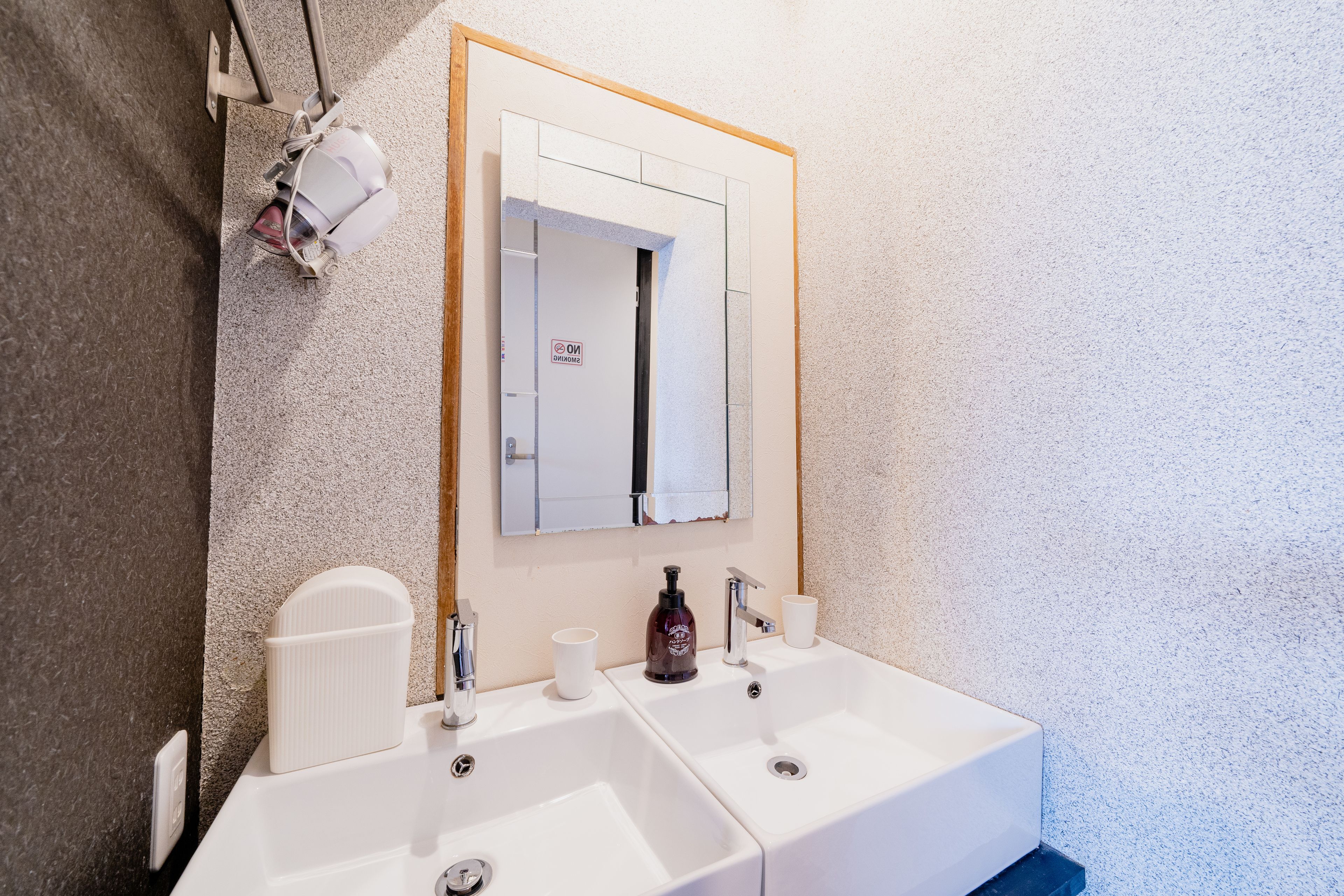 japanese style small room (shared bath and toilet) | bathroom | free toiletries, hair dryer, electronic bidet, towels