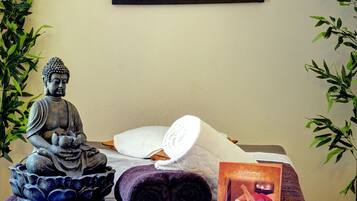 Body wraps, body scrubs, facials, massage/treatment rooms
