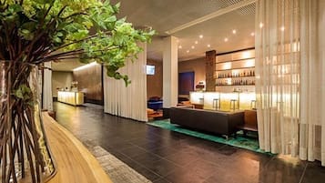 Lounge i lobbyen