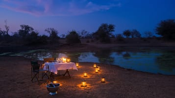 Frühstück, Mittagessen und Abendessen