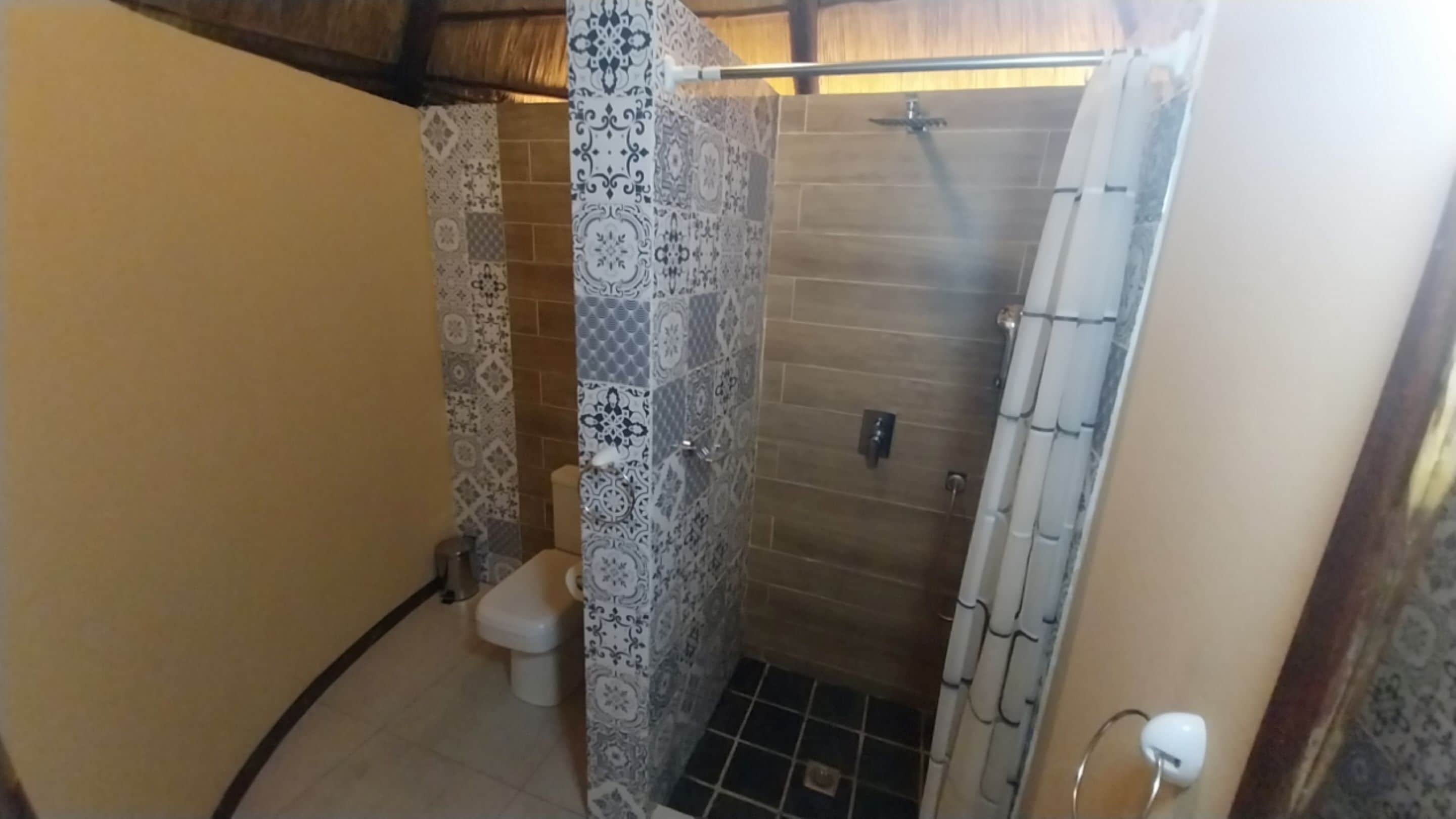 Ducha, cabezal de ducha tipo lluvia, artículos de tocador gratuitos