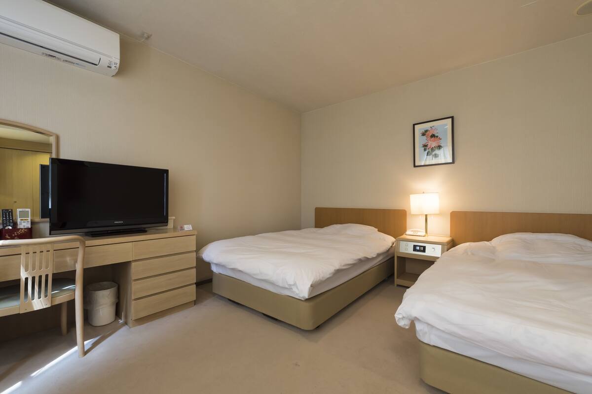 Standard Twin Room, Private Bathroom | Desk, free WiFi