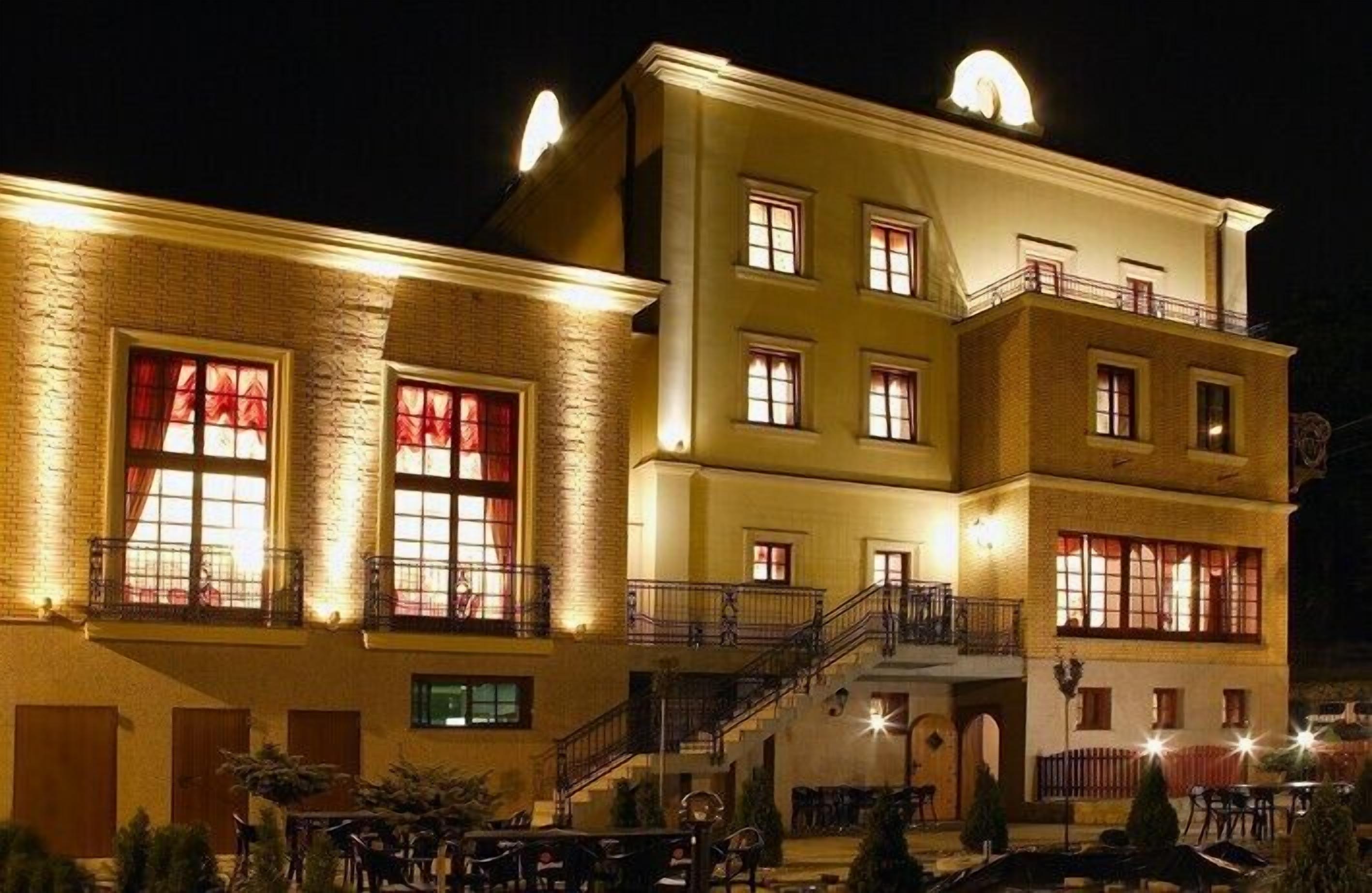 front of property – evening/night