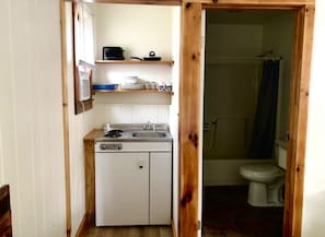 Chambre, cuisinette | Cuisine privée | Réfrigérateur, four à micro-ondes