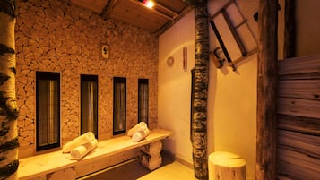 Sauna, bain à remous, hammam
