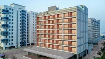 Voorkant van accommodatie