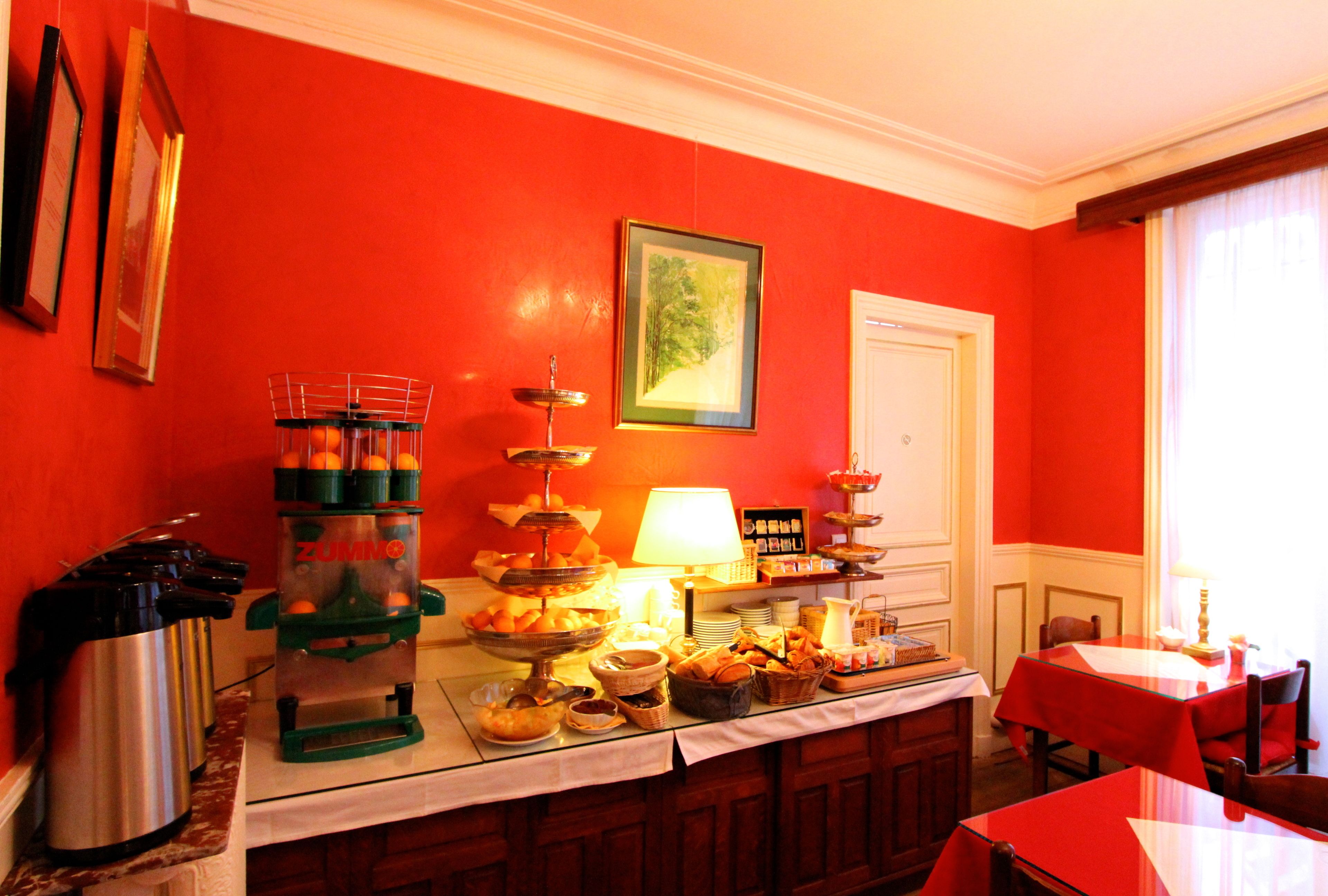 daily buffet breakfast (eur 10 per person)