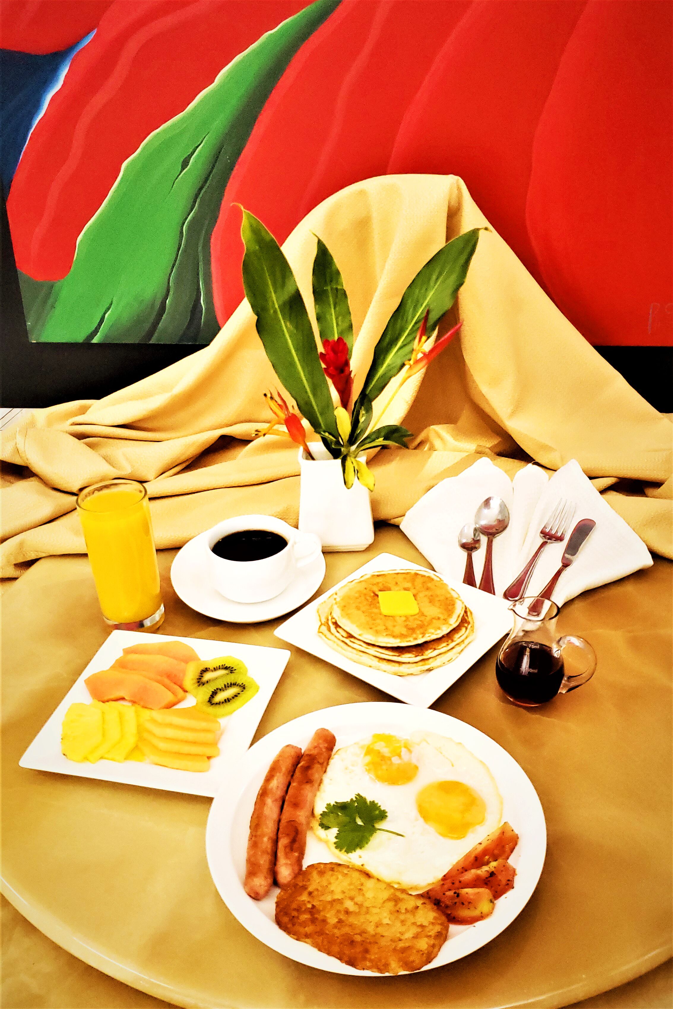 daily full breakfast (usd 11 per person)