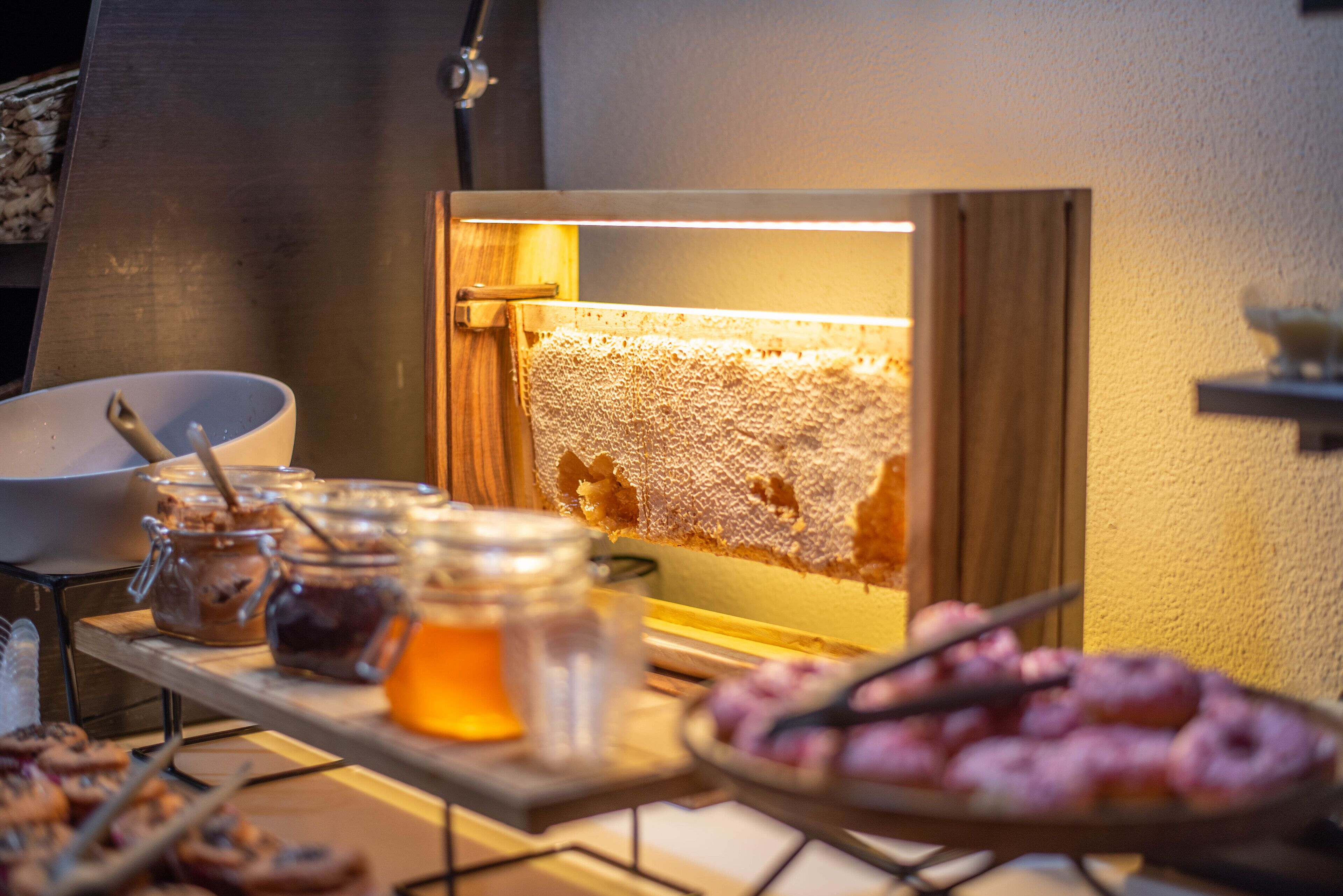 daily buffet breakfast (eur 8 per person)