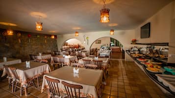 Breakfast, lunch, dinner served; Brazilian cuisine