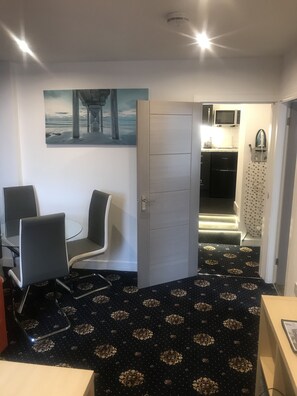 Standard Apartment (Warkworth, Second Floor) | Living area | 40-inch flat-screen TV with digital channels, LCD TV, DVD player