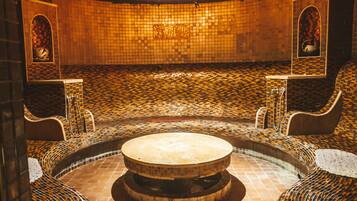 Sauna, hammam, massages des tissus profonds, massages suédois