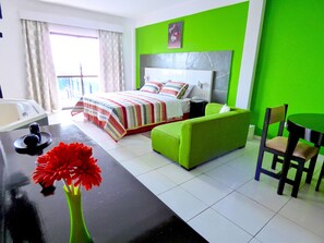 Minibar, desk, free WiFi, bed sheets
