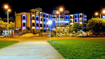 Front of property – evening/night