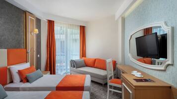 Egyptian cotton sheets, premium bedding, down comforters, minibar