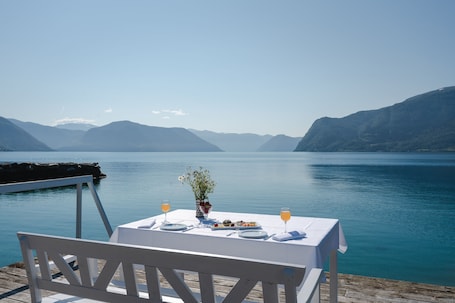 View from property. Leikanger Fjordhotel - Unike Hoteller