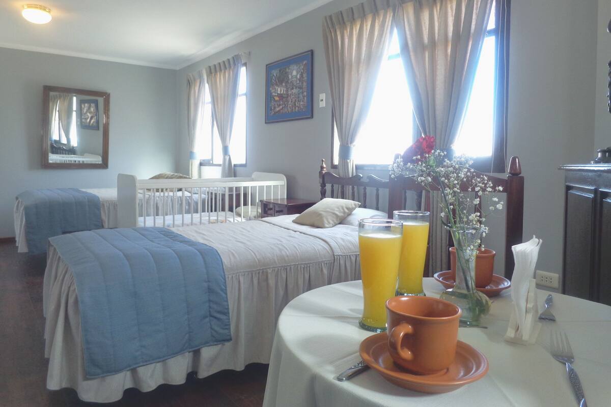 In-room safe, desk, iron/ironing board, rollaway beds