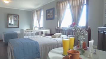 In-room safe, desk, iron/ironing board, rollaway beds