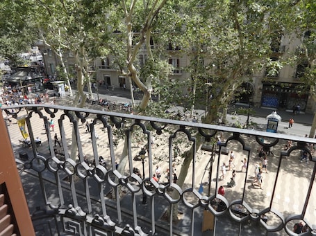 Double Room Rambla View | Balcony view. Hotel Lloret Ramblas