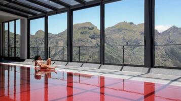 Indoor pool, outdoor pool