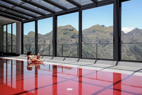 Indoor pool, outdoor pool