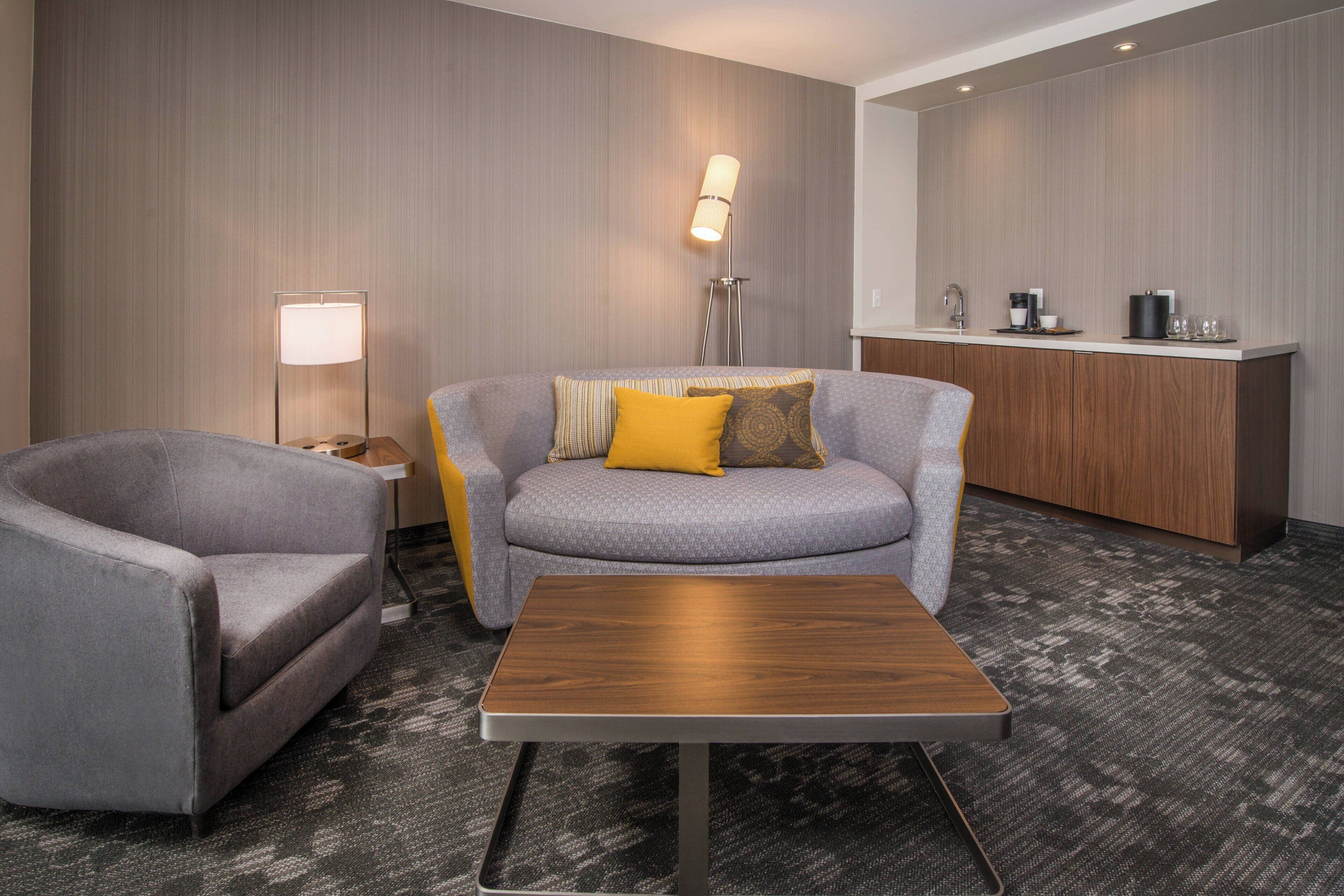 suite, multiple beds, non smoking | living area | 32-inch smart tv with satellite channels, tv, netflix