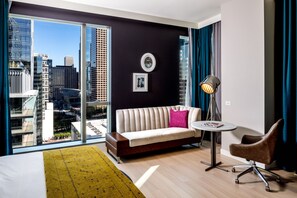 Premium bedding, down duvets, pillow-top beds, in-room safe