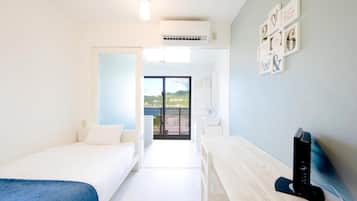 Kamar Single, pemandangan samudra (Check-in 3pm-6pm only) | Meja kerja, kedap suara, Wi-Fi gratis, dan seprai linen