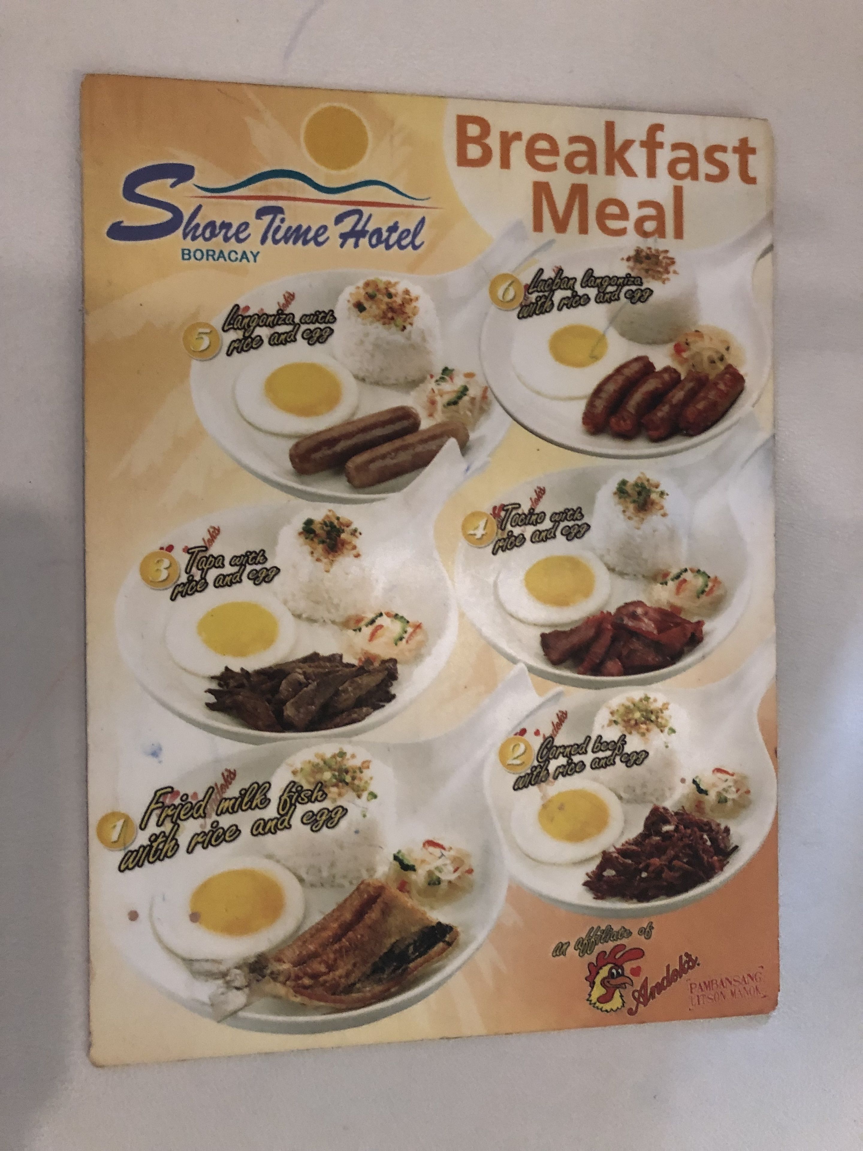 daily local cuisine breakfast for a fee