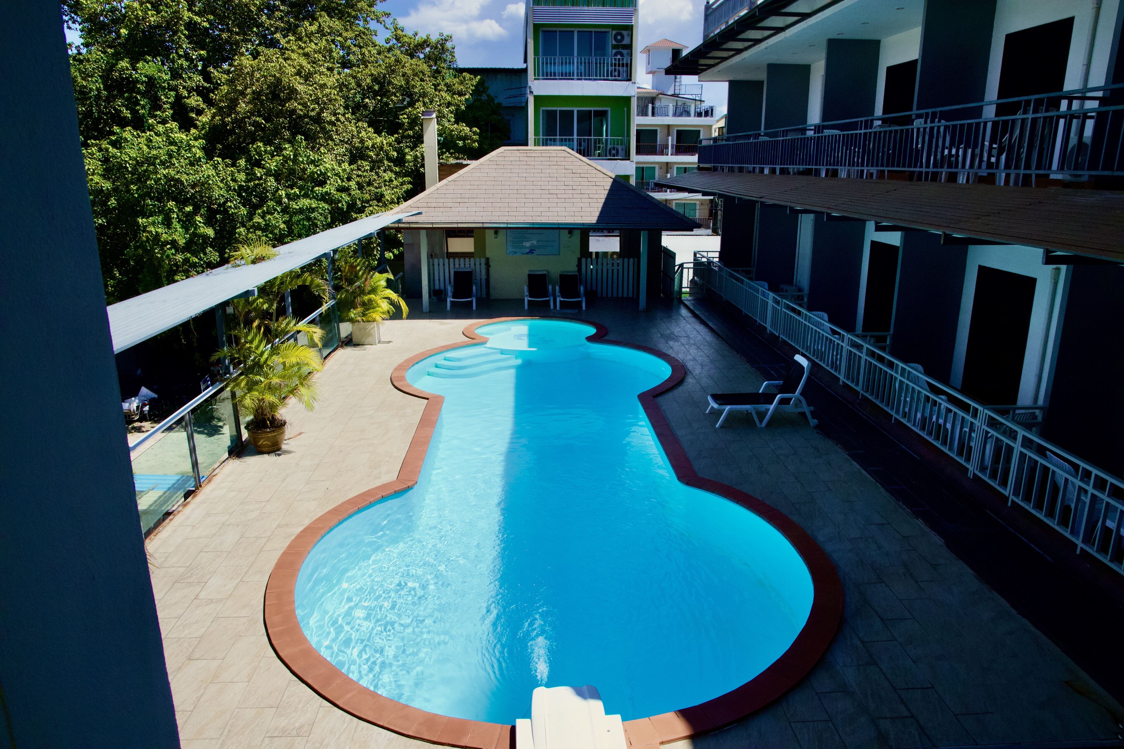 superior double room, pool view | free wifi, bed sheets