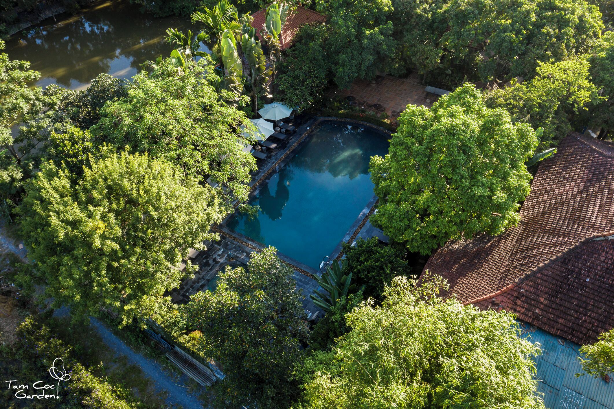 Alberca al aire libre 