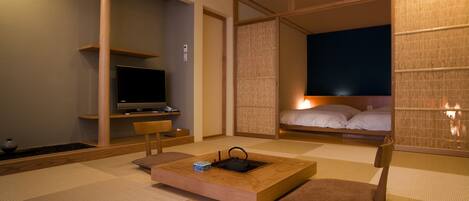 Camera Superior (Japanese Style, Open Air Bath) | Minibar, una cassaforte in camera, insonorizzazione, Wi-Fi gratuito