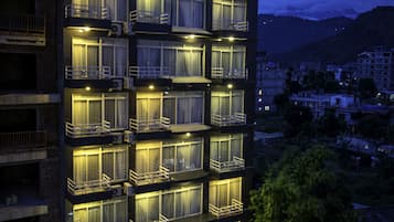 Front of property – evening/night