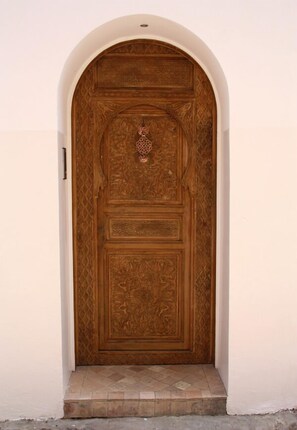 Entrada de la propiedad