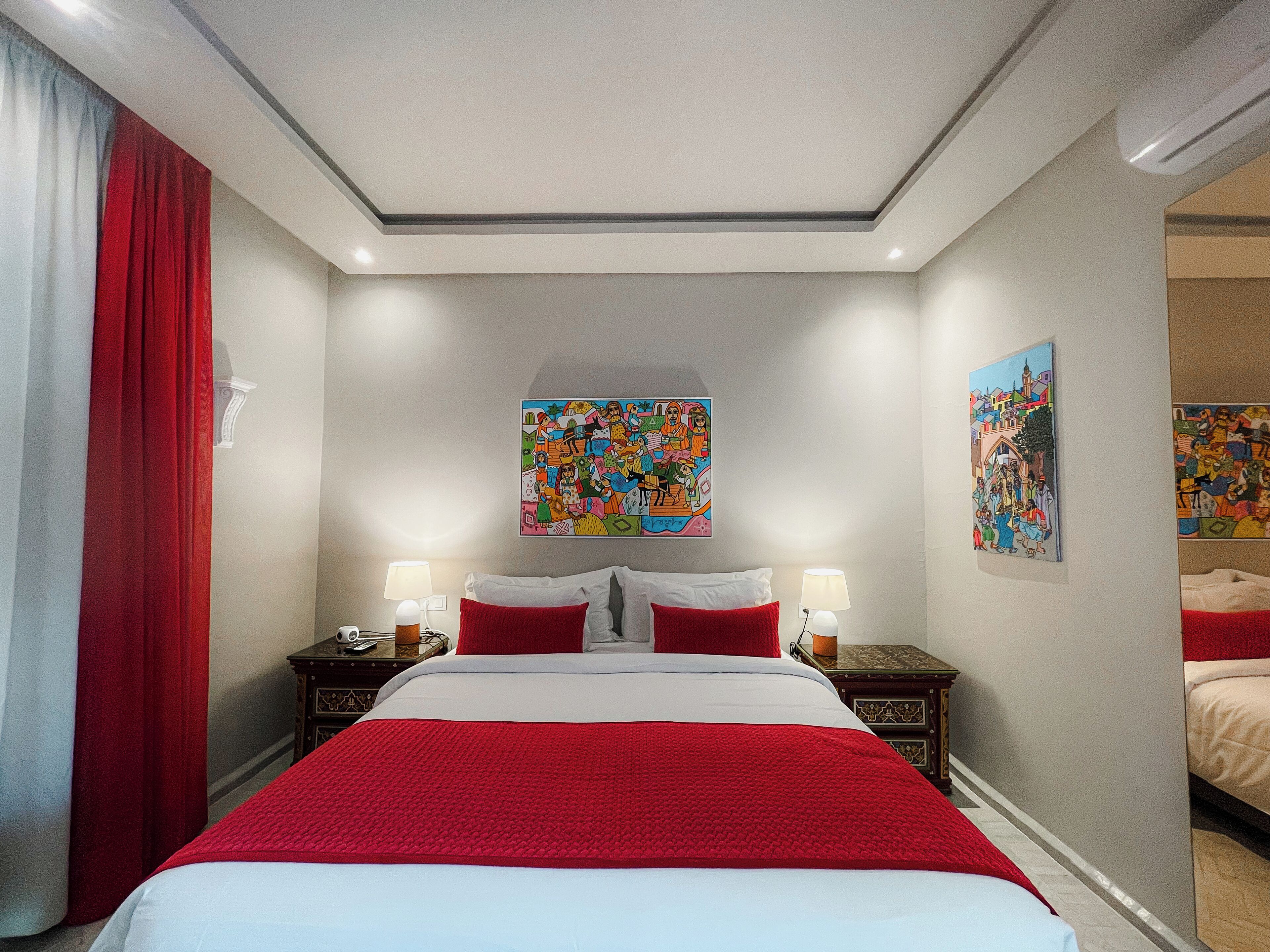 Romantic Double or Twin Room, 1 King Bed (Sharif) | Premium bedding, in-room safe, free WiFi